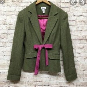 Lilly Pulitzer Vintage Green Pink Blazer